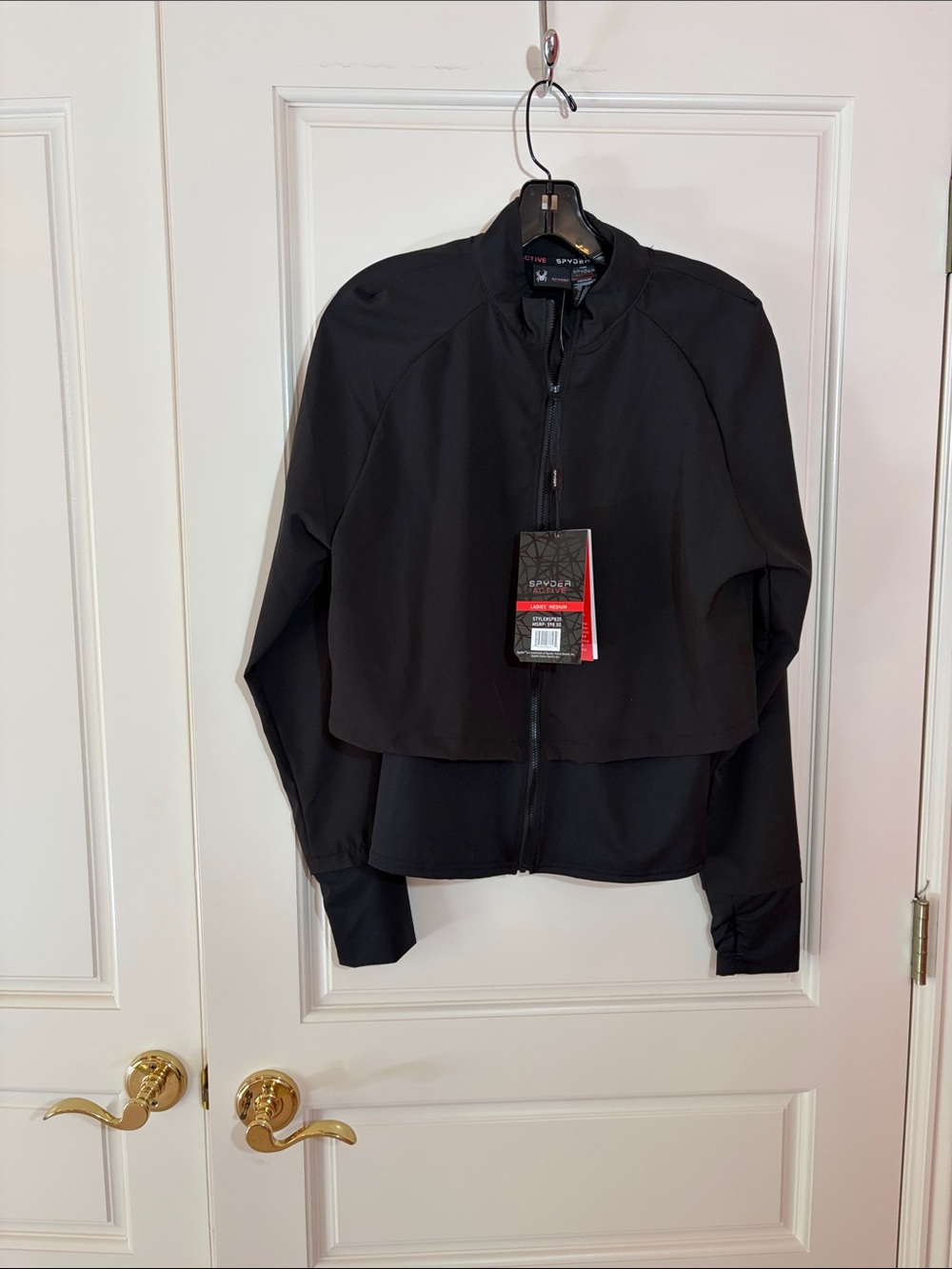 Spyder Black Women's lightweight Athlete/ Performance Jacket